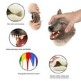 thumbnail image 2 of Soft Rubber Wolf Hand Puppet Realistic Animal Toy For Kids Interactive Play, 2 of 4