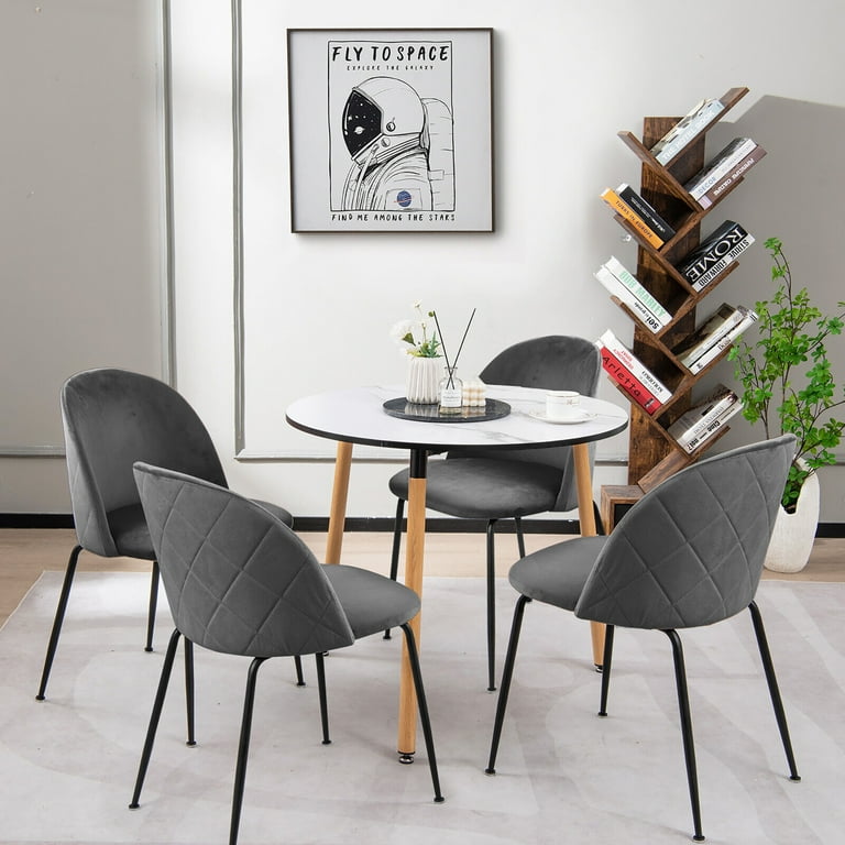 Grey Tk Maxx Dining Chairs Gymax Modern Kitchen Dining Chair Set