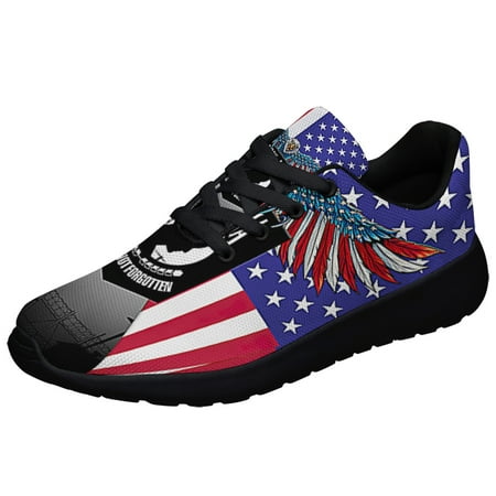 

Pow Mia You Are Not Forgotten Shoes Sneakers Black Size 12