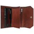 thumbnail image 2 of Ladies Genuine Leather Checkbook Holder Credit Card ID Organizer Wallet 6575 CF, 2 of 6