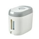 thumbnail image 1 of Cubo dispensador de arroz Caja a prueba de insectos Grano de plástico Comida para el hogar Frutas Aperitivos Contenedor de almacenamiento Taza medidora Gris 10 kg kenally  HA009033-02B, 1 of 6