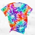 thumbnail image 6 of Sexlip Women's T-Shirt Round Neck Short Sleeve Comfortable Wear Daily Wear Essential Durable Quality Fashion Forward Blue XXXXXL, 6 of 6