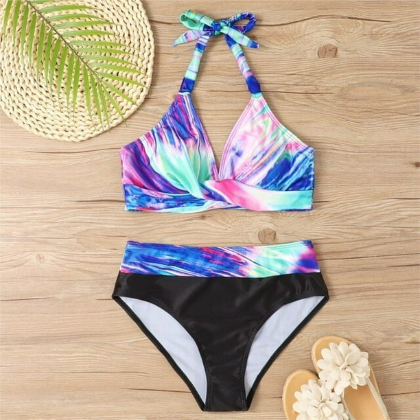 2019 Halter Top Push Up Bikini Sets For Petite Solid Color Swimwear For  Women From Walon123, $15.63