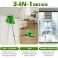 thumbnail image 3 of Wall Cleaner Triangle Mop with 82'' Long Handle - Wall , Cleaning Washer Tool with 4 Microfiber Chenille Duster Pads for Clean Walls, Ceiling, , Baseboards, Floors (), 3 of 7