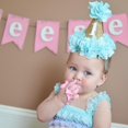 thumbnail image 4 of Diadema para Niñas Recién Nacidas perfecl Hecha de Brillo 6 Colores decoración de cumpleaños, 4 of 7