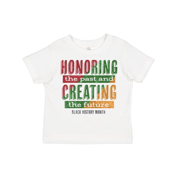 Inktastic Honoring the Past and Creating the Future Black History Boys or Girls Toddler T-Shirt