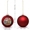 thumbnail image 2 of Rugrats Christmas Balls Ornaments Decoration Xmas Tree Hanging Ornament Pendant for Home Indoor Holiday Party Decor 4PCS, 2 of 8
