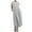 Gray, variant on Pntutb Womens Plus Size,Women's Casual Striped Sleeveless Dress Crew Neck Linen Pocket Long Dress