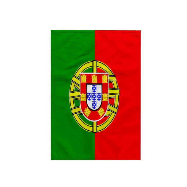 Toalla de mano 3D con forma de rosa moderna con bandera de Portugal, 38 x 56 cm, multicolor