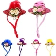thumbnail image 1 of 6pcs Sombreros decorativos de gallina Sombreros de pájaros resistentes, 1 of 1