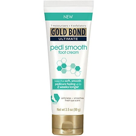 Gold Bond Pedi Smooth Foot Cream Exfoliates and Smoothes Feet 3.5oz