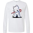 thumbnail image 3 of Inktastic Candycane Cutie Westie Long Sleeve T-Shirt, 3 of 5