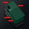 thumbnail image 2 of ELEHOLD for Samsung Galaxy S22+ 5G Slim Case, TPU Bumper + PC Fashion Diagonal Line Skin Touch Luxury Elegant Lightweight Magnetic Shockproof Non-Slip Soft Grip Flexible Ultra-Thin Case,Green, 2 of 5