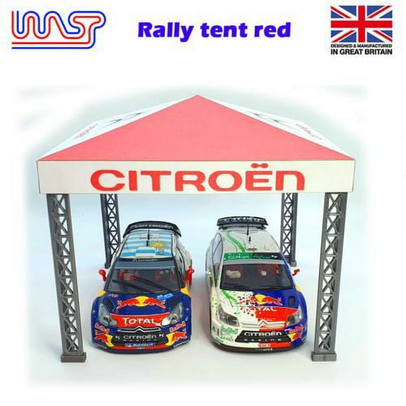 Slot Car Trackside Scenery Rally Service Tent Red 1:32 Scale WASP tent 2