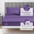 thumbnail image 4 of Juego de edredón Love's Cabin, color morado, 5 piezas, cama individual en una bolsa, 4 of 6