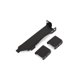 thumbnail image 2 of 80-90mm Dual Fan Rack Mount PC PCI Slot Cover Bracket Video Card Cooling Black, 2 of 3