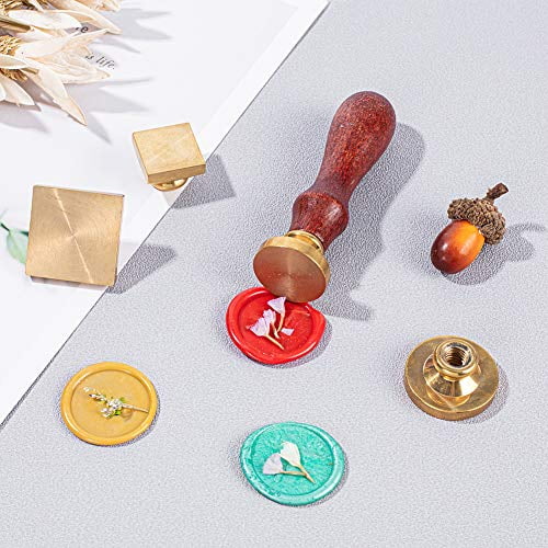 Vintage Wax Sealing Stamps Rabbit Retro Wood Stamp Removable Brass Head 25mm for Wedding Envelopes Invitations Embellishment Bottle Decoration Gift Packing CRASPIRE Wax Seal Stamp 