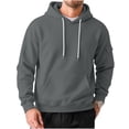thumbnail image 3 of Men Hoodies Sweatshirts Casual Sports Loose Hoodie With Drawstring Collar Pullover And Men's Hoodie with Pocket, 3 of 7
