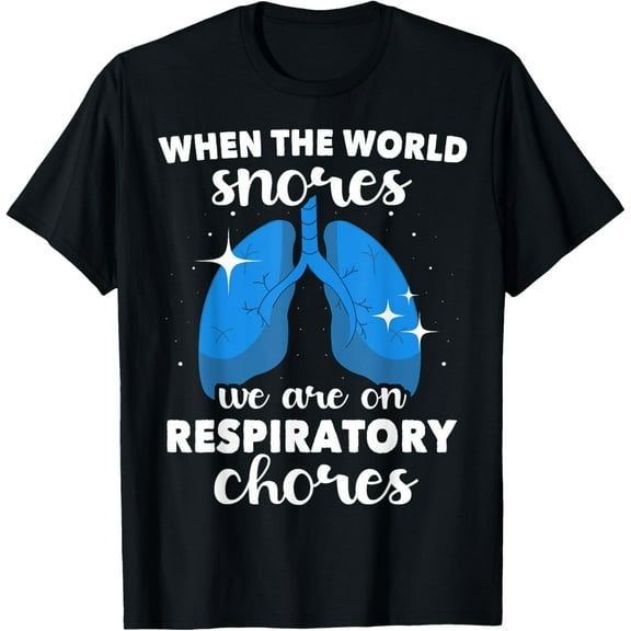 t-shirt Respiratory Therapist Accessories Respiratory Therapy T-ShirtMen and women can wear, black T-shirts, gifts. Age: M,L，XL 2XL, 3XL, 4XL