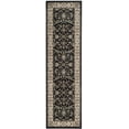 thumbnail image 2 of SAFAVIEH Lyndhurst Janel Traditional Bordered Runner Rug, Anthracite/Cream, 2'3" x 12', 2 of 7