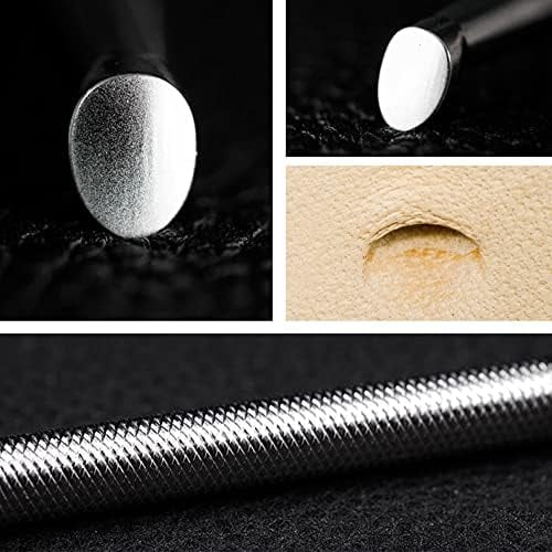 Leather Stamping Tool Beveling Set 3Pcs Undercut Beveler Stamps Stainless Steel Carving DIY LeatherCrafts Kit (Undercut Beveler)$$Art & Craft