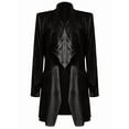 thumbnail image 3 of Women'S Solid Long Sleeve Velvet Jacket Open Front Cardigan Coat with Pockets Outerwear Black XL, 3 of 6