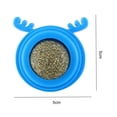 thumbnail image 2 of Bolas de hierba gatera juguete de plástico para gatos forma de cabeza de perro reemplazable suministros para mascotas azul 20 piezas, 2 of 4