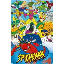 Marvel Comics - Spider-Man - 90s Animated Wall Poster, 14.725" x 22.375"