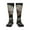 3 Black, variant on Realistic Rose Skull print thigh-high socks, crafted for both men and women with a stretchy, high-opaque design perfect for daily wear