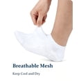 thumbnail image 2 of DOVACKA Men's Low Cut No Show Ankle Socks, Cotton Non-Slip with Arch Support & Breathable Mesh, Size 9-12/13-15 for Sneakers, 2 of 7