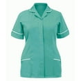 thumbnail image 2 of TAIAOJING Women Scrubs Tops Protective N Urses Lapel Carer Clothing Clinic Tops Tunic Blouse, 2 of 4