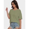 thumbnail image 6 of Women’s Short Sleeve Tops Crew Neck Summer Shirts, 6 of 6