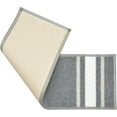 thumbnail image 6 of Custom Size Cut to Size Stair Treads Solid Border Grey Customize Slip Resistant Latex Backing Low Profile Stair Tread Set Of 13 (Grey 6in x 31 in), 6 of 7
