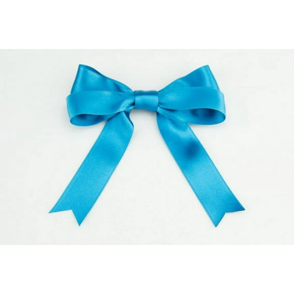 Ribbon Bazaar Luxious Satin 1-1/2 inch Sea Blue 25 yards 100% Polyester Ribbon