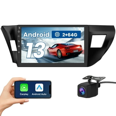 Awesafe Toyota Corolla 2014-2016 Car Radio with 10.1" HD Touchscreen 2G 64G 5G WiFi Head Unit Wireless CarPlay/Android Auto Bluetooth GPS EQ SWC & Backup Camera