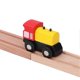 thumbnail image 4 of Wooden Train Track Expansion Pack Flexible Assembly Changeable Expandable Educational Wooden Railway Kits with Musical Instrument, 4 of 4