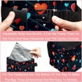 thumbnail image 4 of Electrocardiogram Foldable Car Trash Can with Lid, Leak-Proof Mini Trash Can, Hanging Storage Bag for Car, 4 of 6