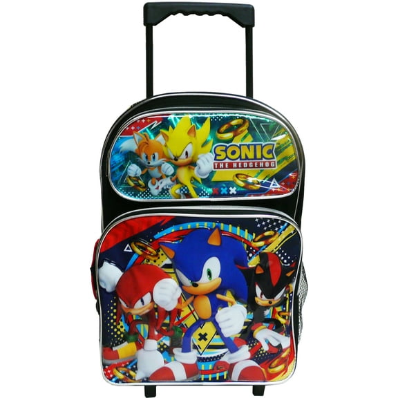 Ruz Sonic the Hedgehog Rolling School Backpack