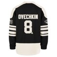 thumbnail image 3 of Men's '47 Alexander Ovechkin Black Washington Capitals Player Name & Number Sweep Check Eternal Lacer Sweatshirt, 3 of 3