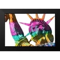 thumbnail image 2 of Nola 14x11 Black Modern Framed Museum Art Print Titled - Liberty Tie Dye II, 2 of 5