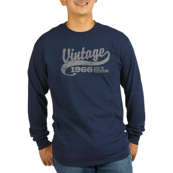 CafePress - Vintage 1966 Long Sleeve Dark T Shirt - Long Sleeve Dark T-Shirt