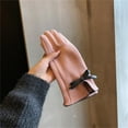 thumbnail image 2 of Audhol Gloves Mittens Winter Warm Women's Winter Warm Cycling Velvet Thickened Cold and Windproof Screen Gloves Warm Touchscreen Gloves for Cold Weather Pink One Size, 2 of 3