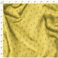 thumbnail image 4 of Soimoi Japan Crepe Satin Yellow Fabric - By the Yard - 54 Inch Wide - Polka Dots Print Fabric - Inspired Elegance for Apparel and Decor Printed Fabric, 4 of 6