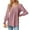 Pink, variant on Women's Square Neck Puff Sleeve Blouse - Pleated Front Casual Top - Rayon/Polyester/Spandex - S-XXL - Work/Date/Night Out