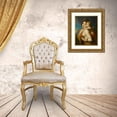 thumbnail image 3 of Johann Baptist Lampi the Elder 20x24 Gold Ornate Framed and Double Matted Museum Art Print Titled - Amor Carries Nymph Through a River (Around 1800), 3 of 4
