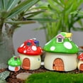 thumbnail image 5 of 1pcs/4pcs Mushroom House Garden Crafts Bonsai Micro Landscape Decoration Resin Crafts Bonsai Micro Landscape Diy Ornents Random Color XS, 5 of 9