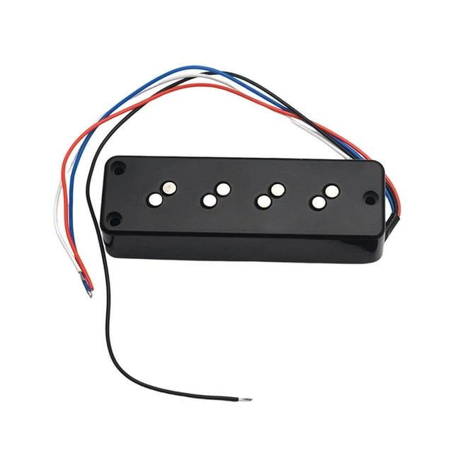 lionlar 4 Strings Bass Double Coil Pickup Accessory Easy to Install Humbucker Pickup Bridge