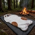 thumbnail image 4 of Oversized Dog Sleeping Bag for Adults - Soft Flannel Cozy Mattress for Comfortable Sleep, Perfect for Camping, Sleepovers, or Lounging at Home, Features Adorable Cat Design, 4 of 7
