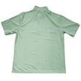 thumbnail image 7 of HomeDM Men's Short Sleeve Quarter Zip Shirts, Casual Solid Color Summer Basic Tee, Green, 7 of 7