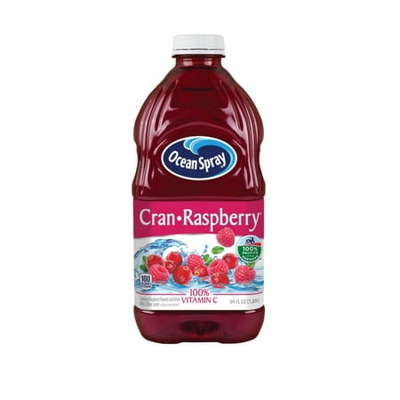 (2 Pack) Ocean Spray Juice, Cran-Raspberry, 64 Fl Oz, 1